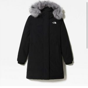 Like New The North Face Arctic Waterproof Down Parka Coat Black XS